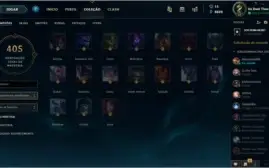 Conta LOL- GOLD 2- 93 SKINS-10 PÁGINAS DE RUNAS