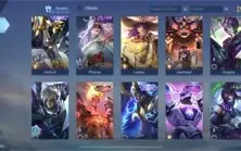 Conta Mobile Legends - Skins sensacionais