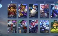 Conta Mobile Legends - Skins sensacionais