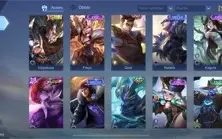 Conta Mobile Legends - Skins sensacionais