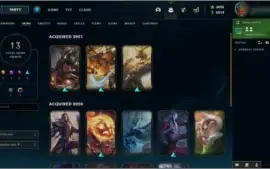 Conta League Of Legends Diamante, 3k de RP, 13 skins.