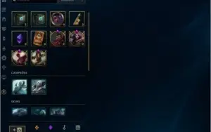 Conta LOL P1 last season