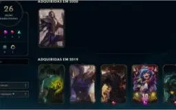 Conta LOL P1 last season