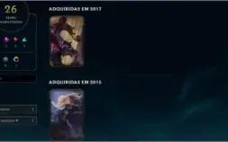 Conta LOL P1 last season