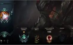 Conta LOL P1 last season