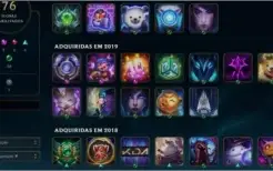 Conta LOL P1 last season