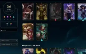 Conta LOL P1 last season