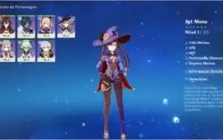Conta de Genshin Impact - MONA - Rank 10