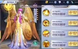 Conta desapego total Saint Seiya Awakening