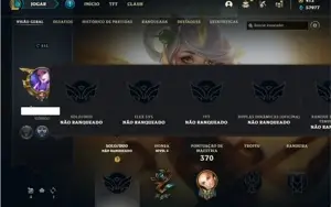 Conta Unranked com 93 Champs e 204 Skins + 1 Prestigio