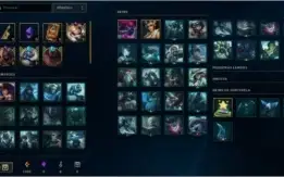 CONTA LOL lv94 OURO IV - 91 CAMPEÕES 29 SKINS 7400 ESSÊNCIAS