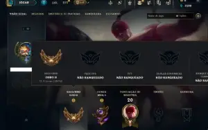 Ouro 2 com 55 Champs e 5 Skins