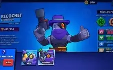 Conta Brawl 46 personagens + skins