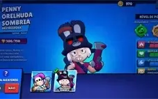 Conta Brawl 46 personagens + skins