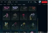 CONTA PLATINA 2, TODOS OS CAMPEÕES, 90 SKINS
