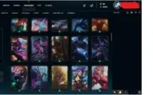 CONTA PLATINA 2, TODOS OS CAMPEÕES, 90 SKINS