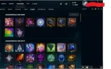 CONTA PLATINA 2, TODOS OS CAMPEÕES, 90 SKINS