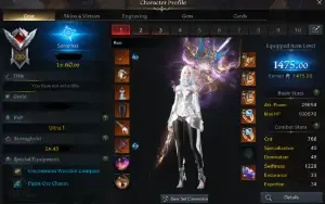 Conta Lost Ark - Main Scrapper 1490