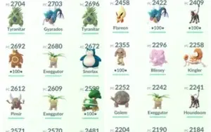 Conta de Pokémon GO