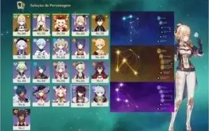 AR47 5* Diluc Jean Klee qiqi Zhongli