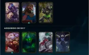 Conta Lol platina IV criada 2015