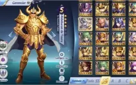Saint Seiya: Awakening Conta Nível 52 Servidor A49 Global