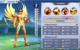 Saint Seiya: Awakening Conta Nível 52 Servidor A49 Global