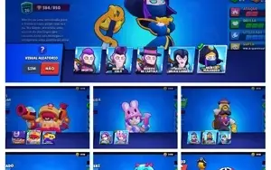 Brawl stars muitos brawlers conta muito boa
