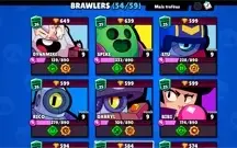 Brawl stars muitos brawlers conta muito boa
