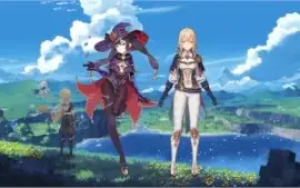 Conta Genshin Impact AR 5 com Mona + Jean
