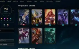 Conta league of legis lvl 182 ouro 2