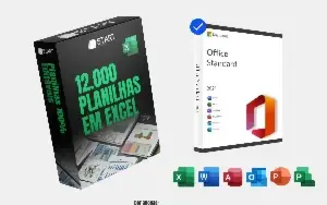 Super Pack com 12.000 Planilhas em Excel + Pacote Office