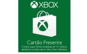 cartao presente xbox 360/one 50 reais