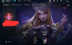 Conta LoL LVL499 com diversas skins lendárias. Veja as fotos