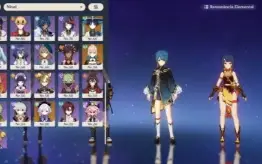 Conta AR59 Raiden/Yae/Ganyu/HuTao