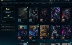 Conta Lol Full Acesso - Lvl 389 - 156 Skins - Todos Campeões
