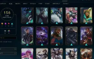 Conta Lol Full Acesso - Lvl 389 - 156 Skins - Todos Campeões