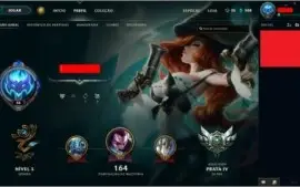 Conta lol 42 champs e varias skins