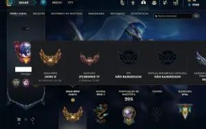 Ouro 2 com 81 Champs e 62 Skins + 1 Prestigio da Daina