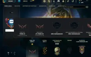 Ferro 3 com 110 Champs e 65 Skins + 400k de Master