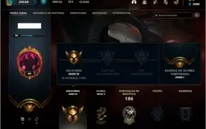 Conta Ouro 3 com 40 champs e 16 skins