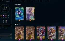 Conta Full Acess - 117 Skins - 12 Skins Prestigios - Main Ad