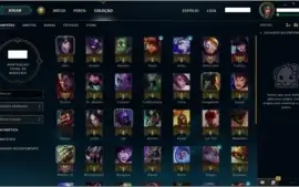 Conta League of Legends - Ouro 5 - 46 Campeoes e 8 Skins