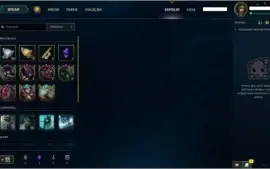 Conta League of Legends - Ouro 5 - 46 Campeoes e 8 Skins