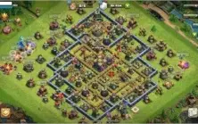 CLASH OF CLANS CV 14 FULL + VÁRIAS SKINS