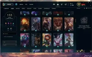 Conta de 2020 boa com 95 champs 133 SKINS com 2 Prestígio