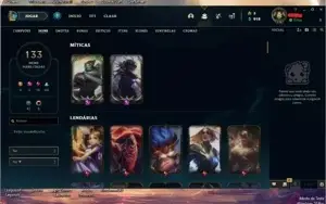 Conta de 2020 boa com 95 champs 133 SKINS com 2 Prestígio