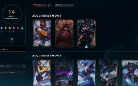 Conta League Of Legends Smurf Com 14 Skins LV 45