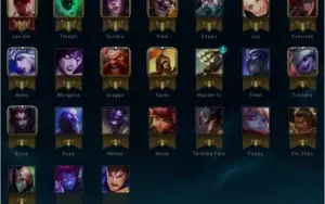 Conta PLATINA IV 24CHAMP 9SKINS
