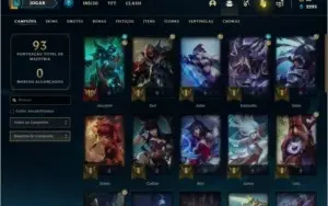 Conta DIAMANTE 2 com 11 skins e 34 champs